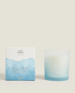 ZARA Home (350 G) White Powdery Scented Candle