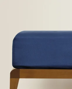 ZARA Home (140 Gsm) Linen Fitted Sheet