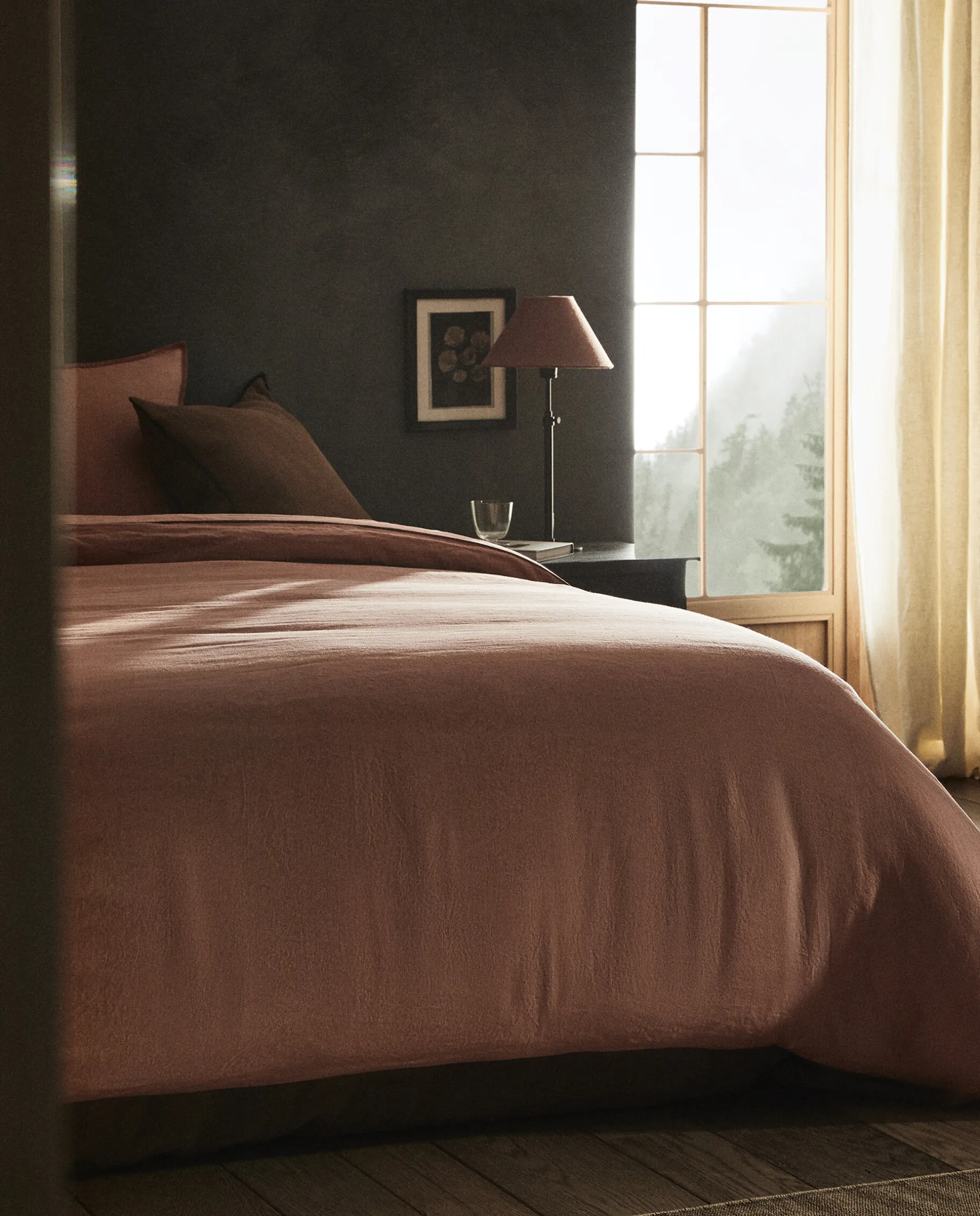 ZARA Home (140 Gsm) Washed Linen Duvet Cover