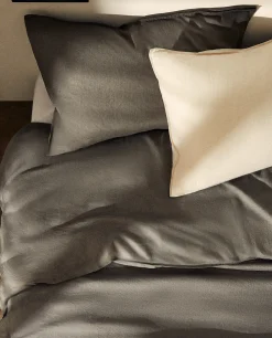 ZARA Home (140 Gsm) Washed Linen Duvet Cover