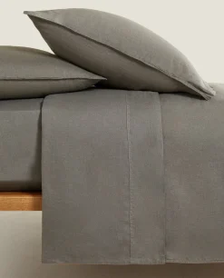 ZARA Home (140 Gsm) Washed Linen Duvet Cover