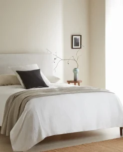 ZARA Home (160 Gsm) Washed Linen Flat Sheet