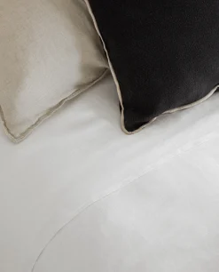 ZARA Home (160 Gsm) Washed Linen Flat Sheet