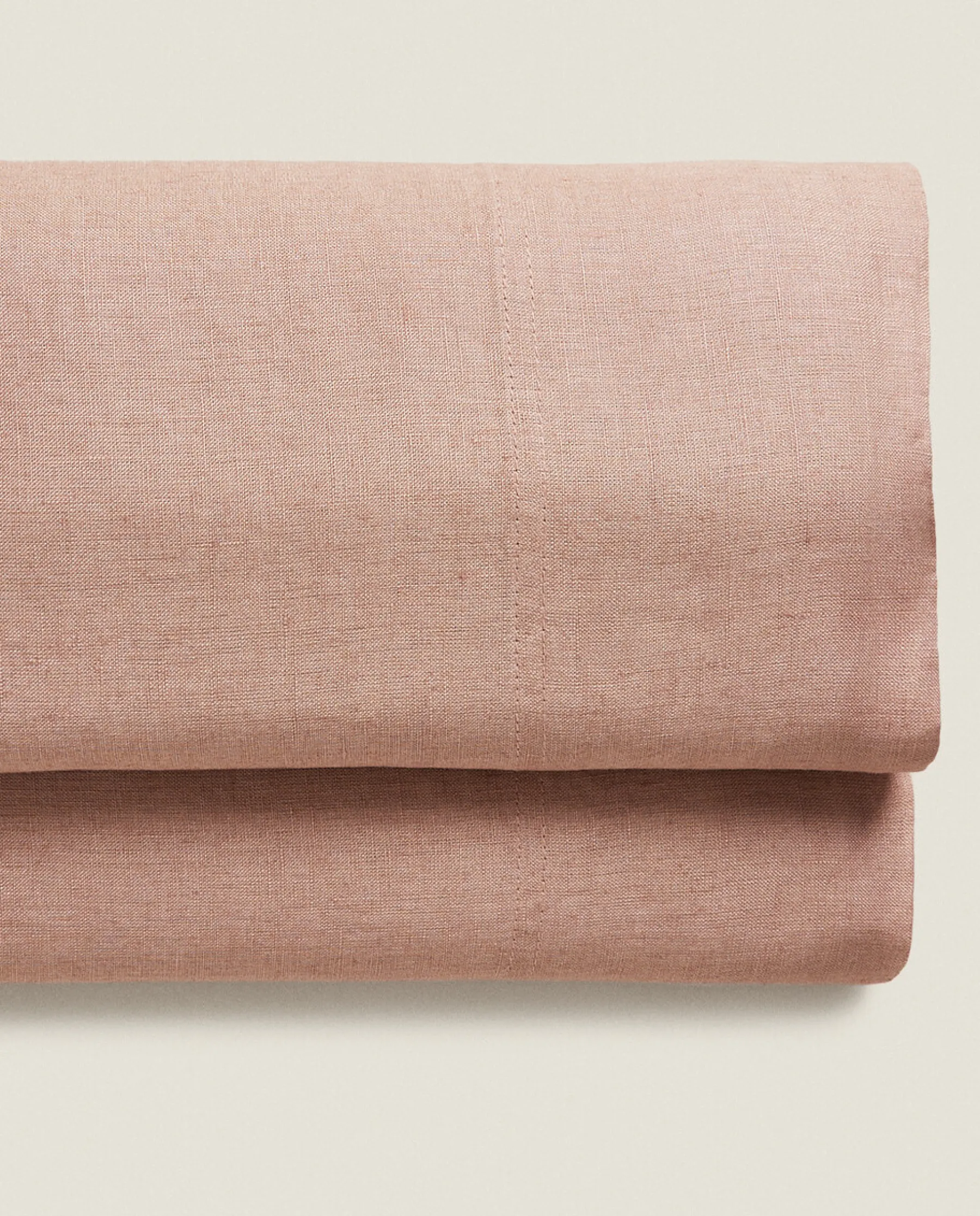 ZARA Home (140 Gsm) Washed Linen Flat Sheet