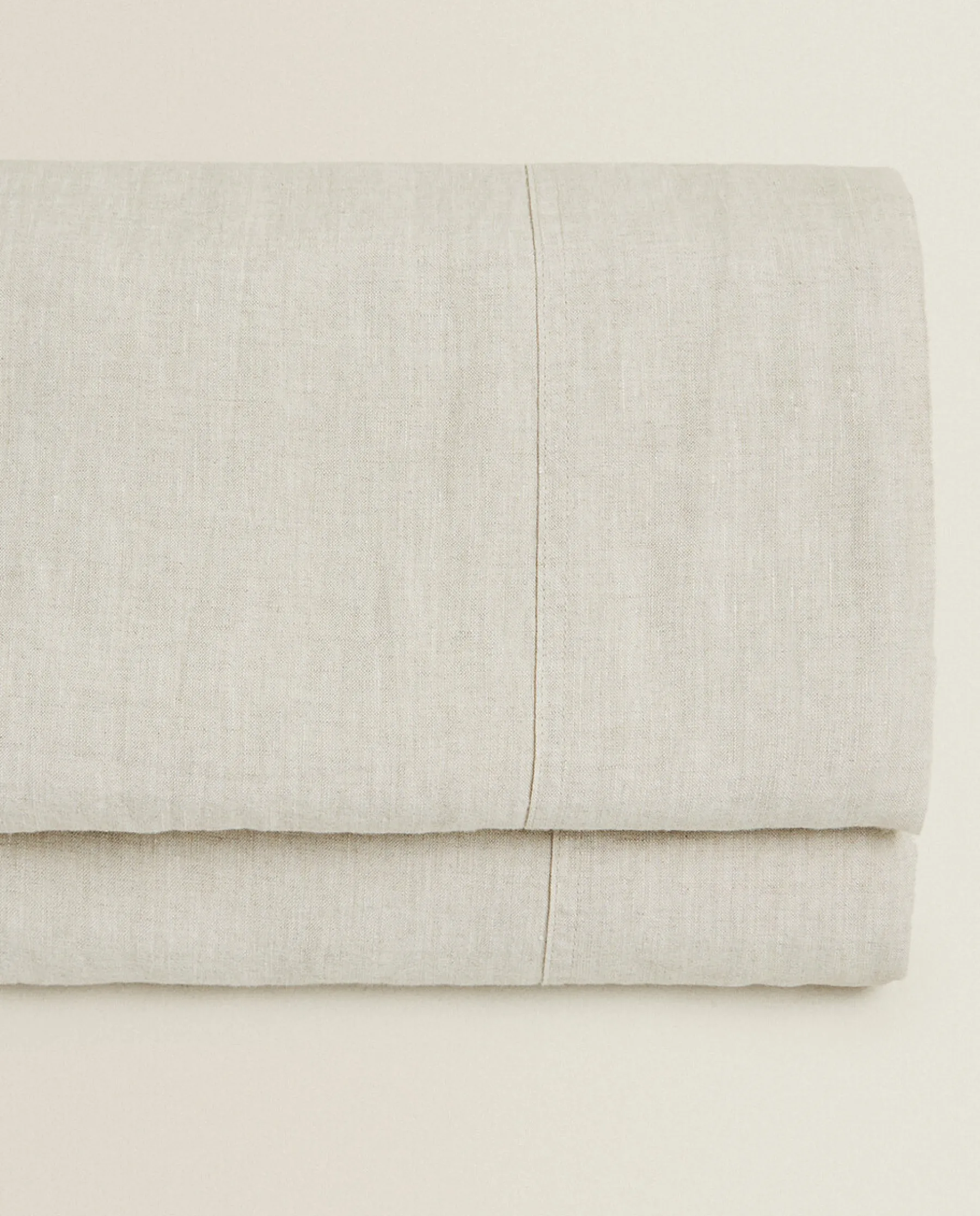 ZARA Home (160 Gsm) Washed Linen Flat Sheet