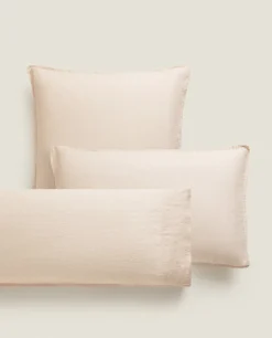 ZARA Home (140 Gsm) Washed Linen Pillowcase