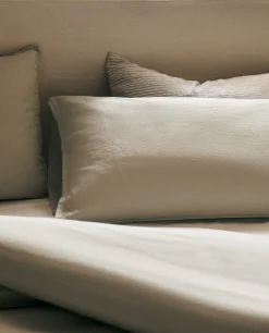 ZARA Home (140 Gsm) Washed Linen Pillowcase