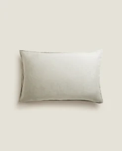 ZARA Home (140 Gsm) Washed Linen Pillowcase