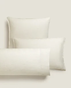 ZARA Home (140 Gsm) Washed Linen Pillowcase