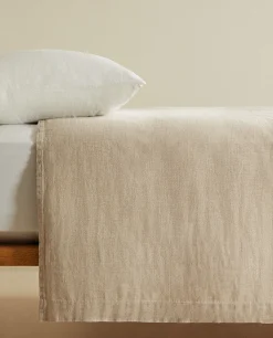 ZARA Home 100% Linen Bedspread (320 Gsm)
