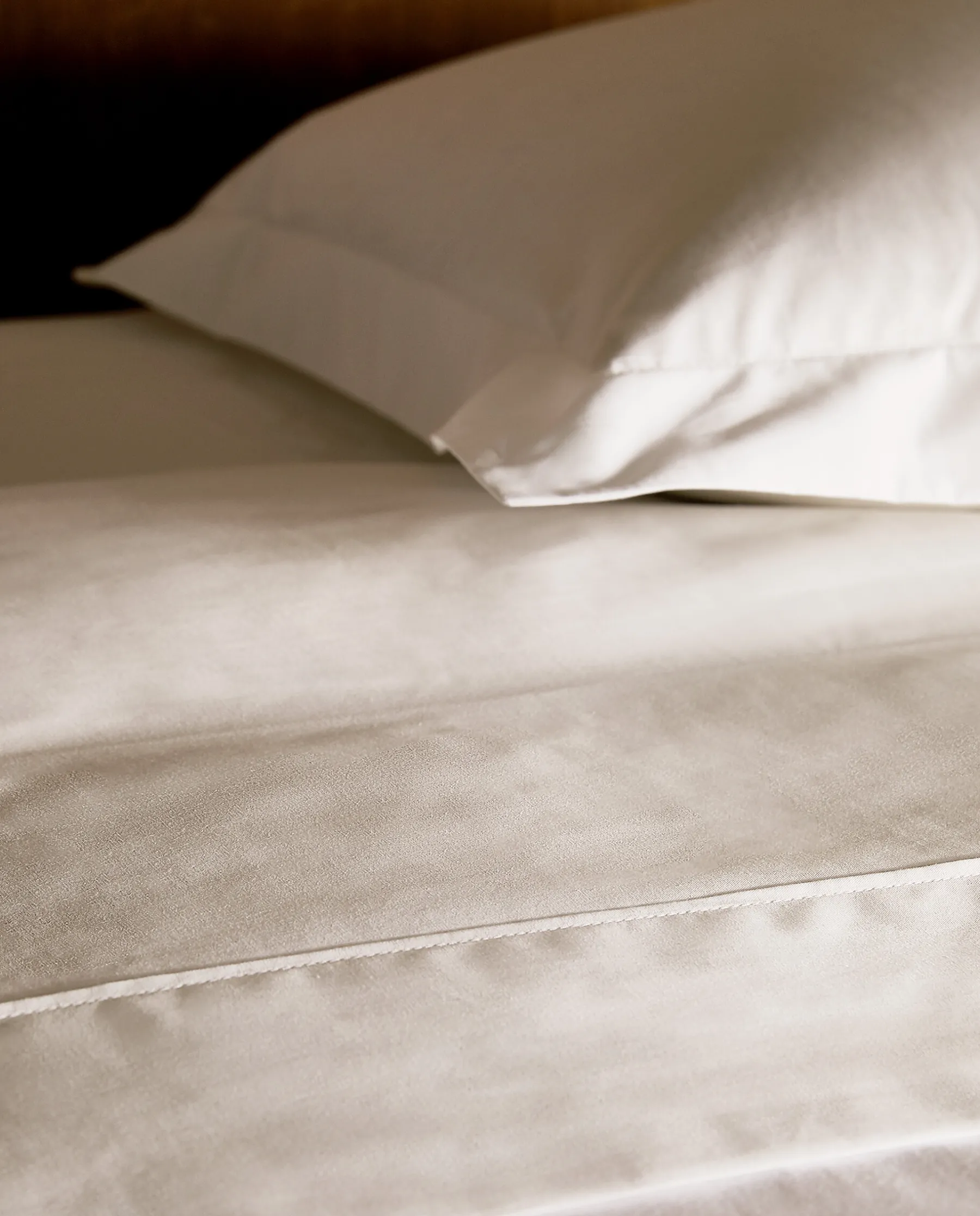 ZARA Home (180 Thread Count) Cotton Percale Flat Sheet