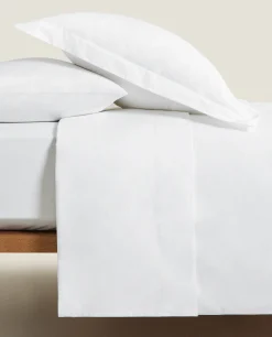 ZARA Home (180 Thread Count) Cotton Percale Flat Sheet