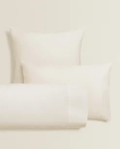 ZARA Home (300 Thread Count) Cotton Percale Pillowcase