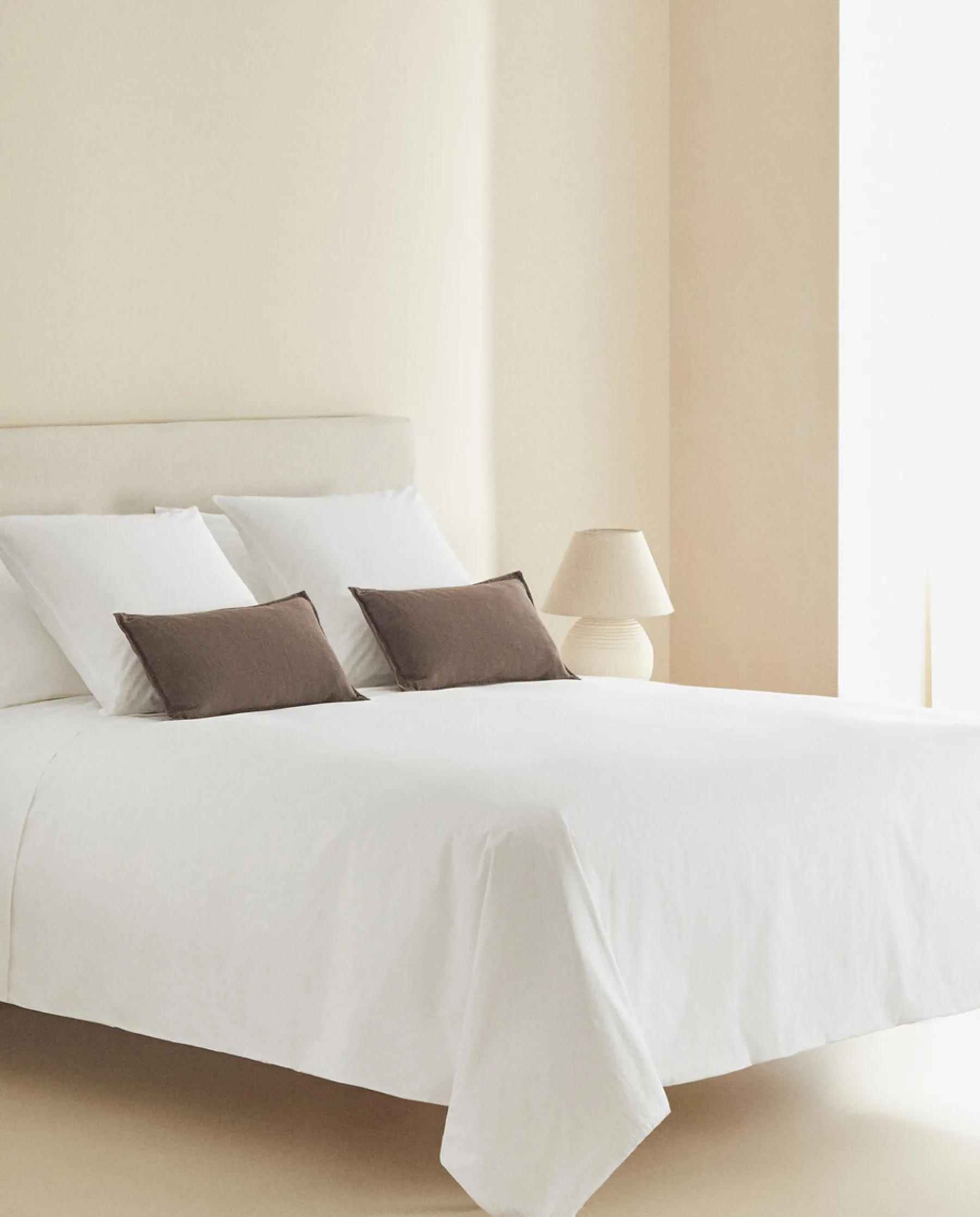 ZARA Home (300 Thread Count) Cotton Percale Flat Sheet