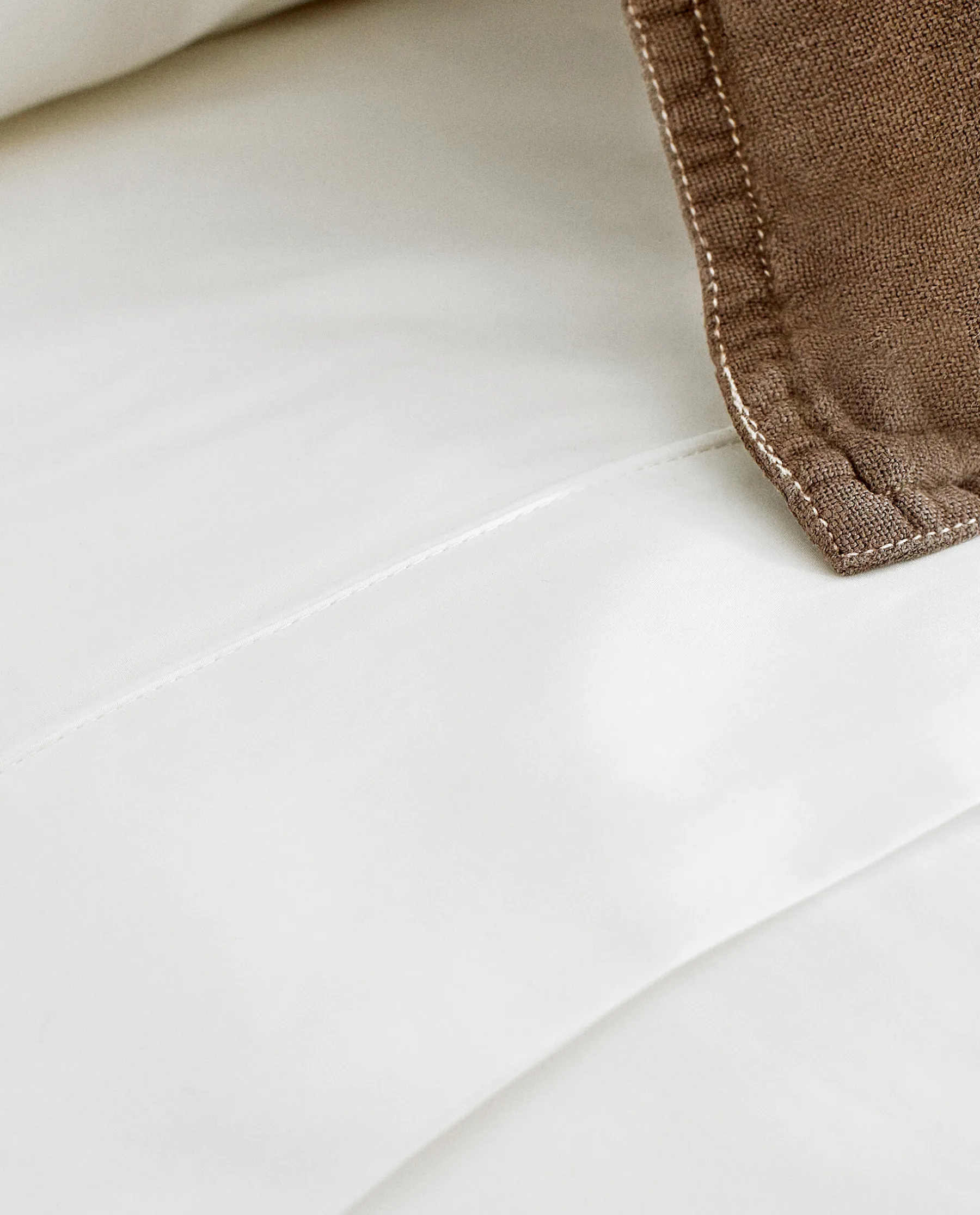 ZARA Home (300 Thread Count) Cotton Percale Flat Sheet