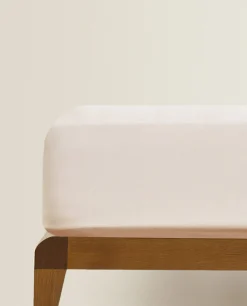 ZARA Home (180 Thread Count) Cotton Percale Fitted Sheet