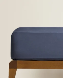 ZARA Home (300 Thread Count) Cotton Percale Fitted Sheet
