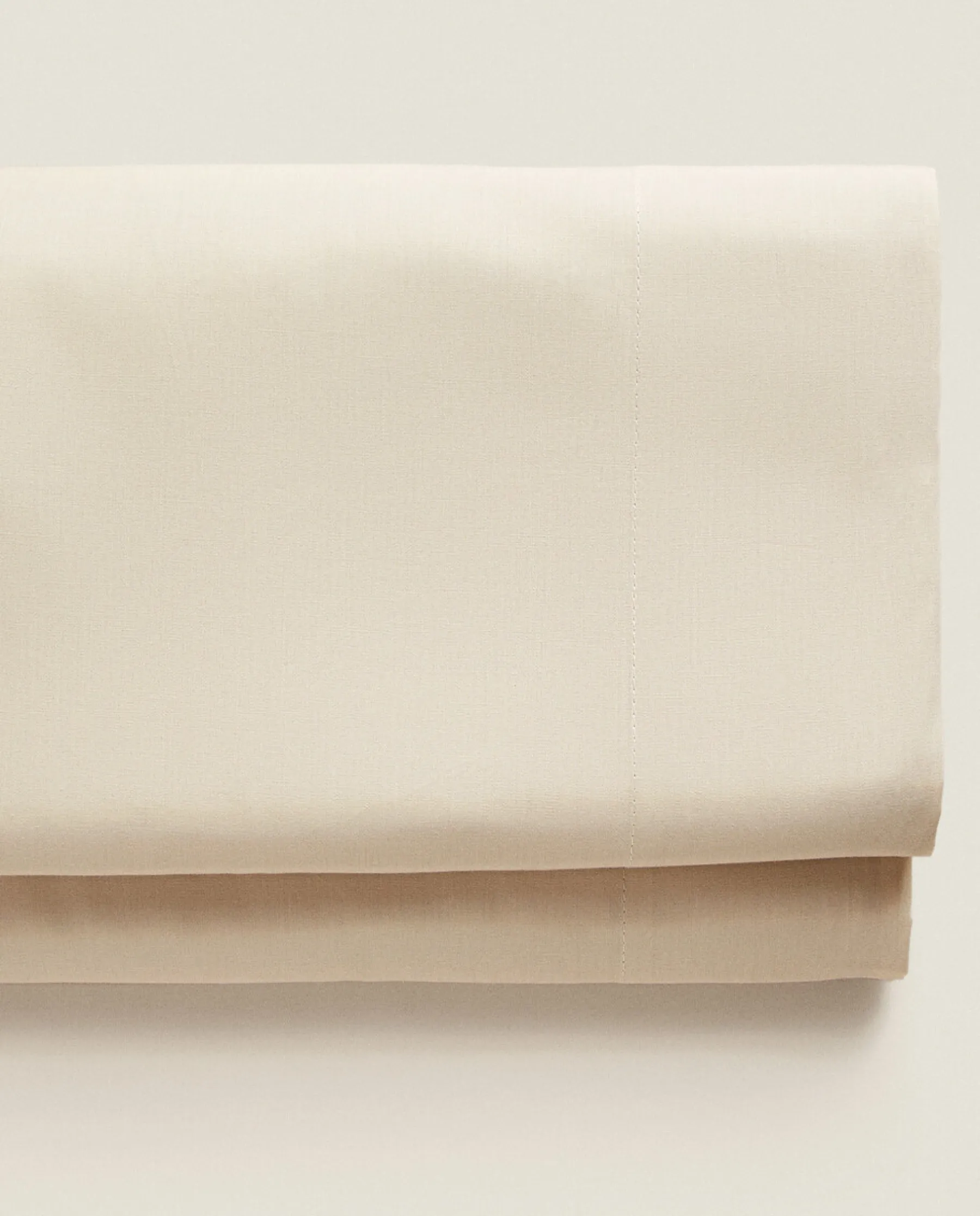 ZARA Home (180 Thread Count) Cotton Percale Flat Sheet