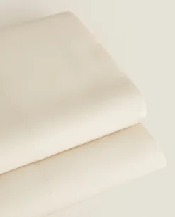 ZARA Home (180 Thread Count) Cotton Percale Flat Sheet