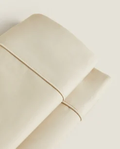 ZARA Home (300 Thread Count) Cotton Percale Flat Sheet