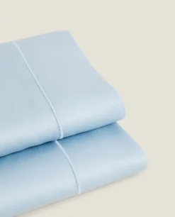 ZARA Home (300 Thread Count) Cotton Sateen Flat Sheet