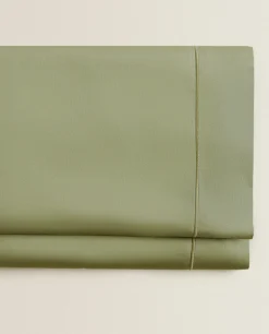 ZARA Home (300 Thread Count) Cotton Sateen Flat Sheet