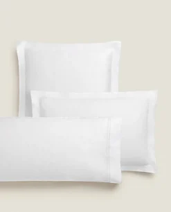 ZARA Home (500 Thread Count) Sateen Pillowcase With Double Hemstitching