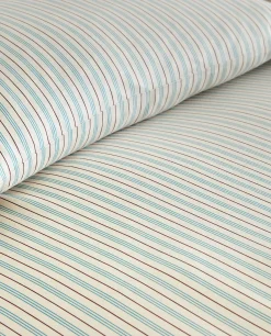 ZARA Home (300 Thread Count) Striped Washed Sateen Duvet Cover