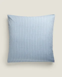 ZARA Home (300 Thread Count) Striped Washed Sateen Pillowcase