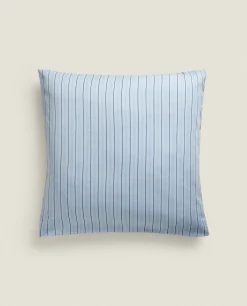 ZARA Home (300 Thread Count) Striped Washed Sateen Pillowcase