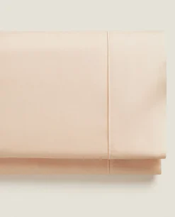 ZARA Home (300 Thread Count) Washed Sateen Flat Sheet