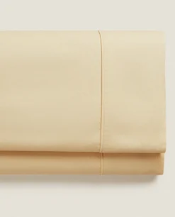 ZARA Home (300 Thread Count) Washed Sateen Flat Sheet