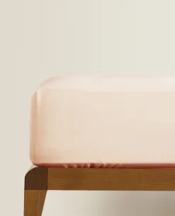 ZARA Home (300 Thread Count) Washed Sateen Fitted Sheet