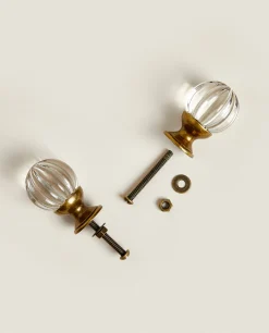 ZARA Home Acrylic Door Knob (Pack Of 2)