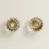 ZARA Home Acrylic Flower Door Knob (Pack Of 2)