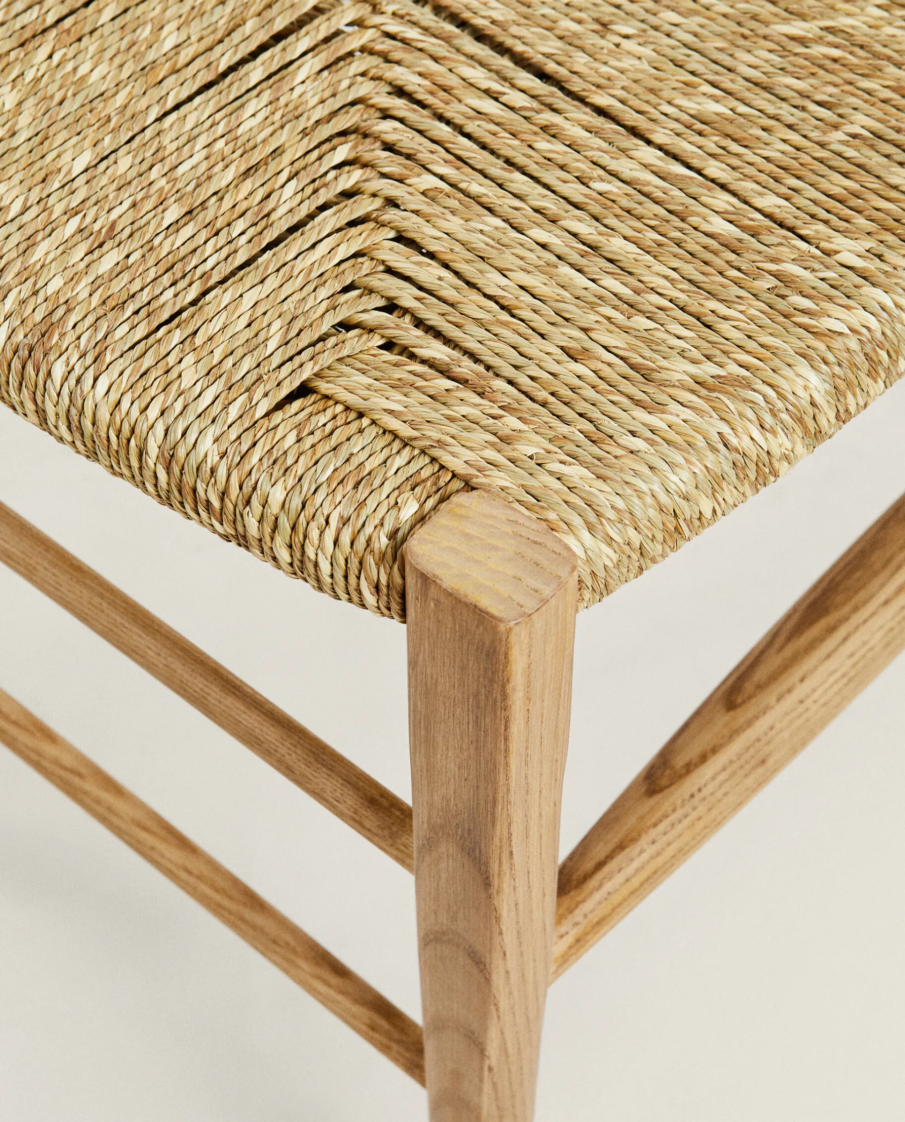 ZARA Home Ash And Seagrass Bench