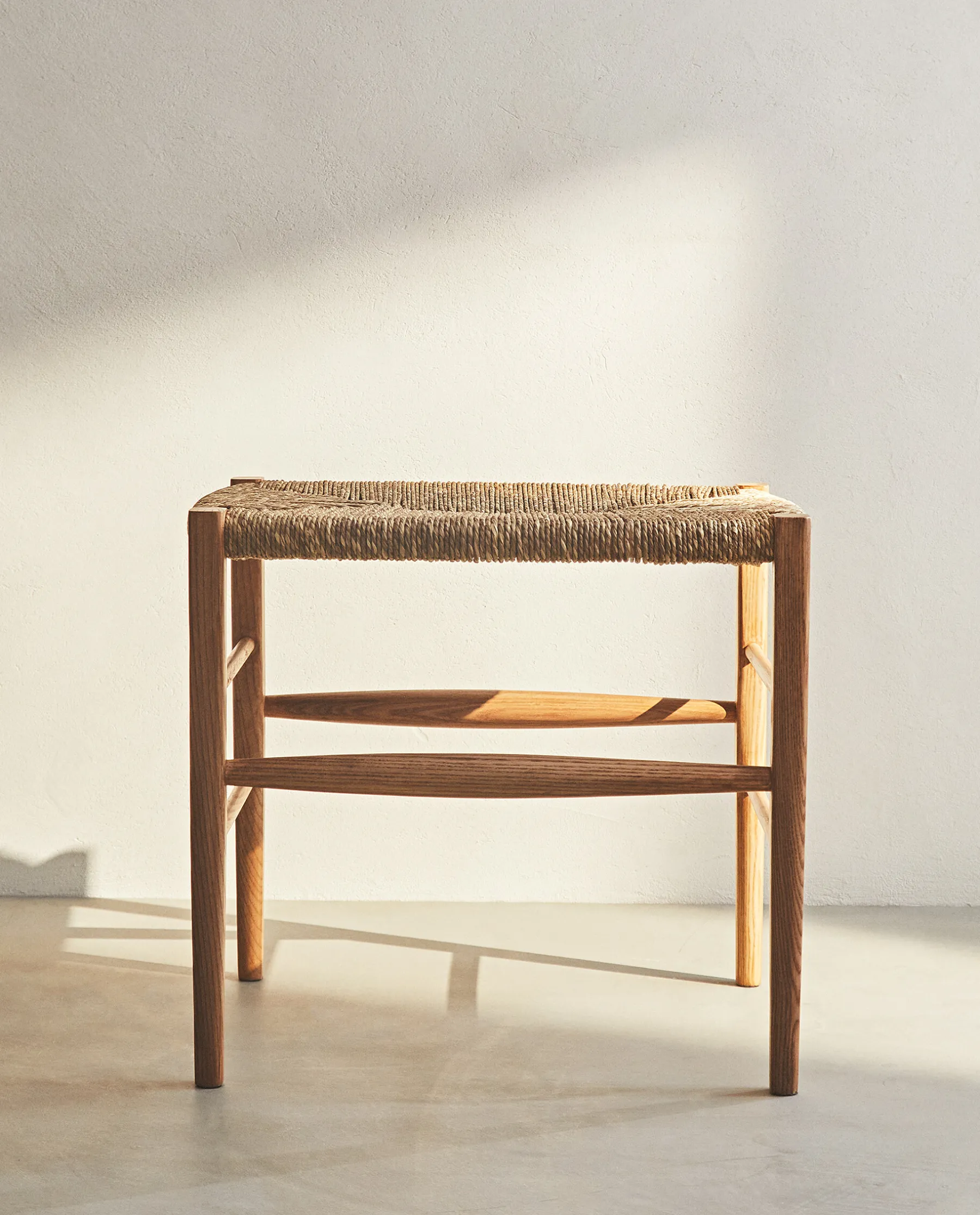 ZARA Home Ash And Seagrass Bench