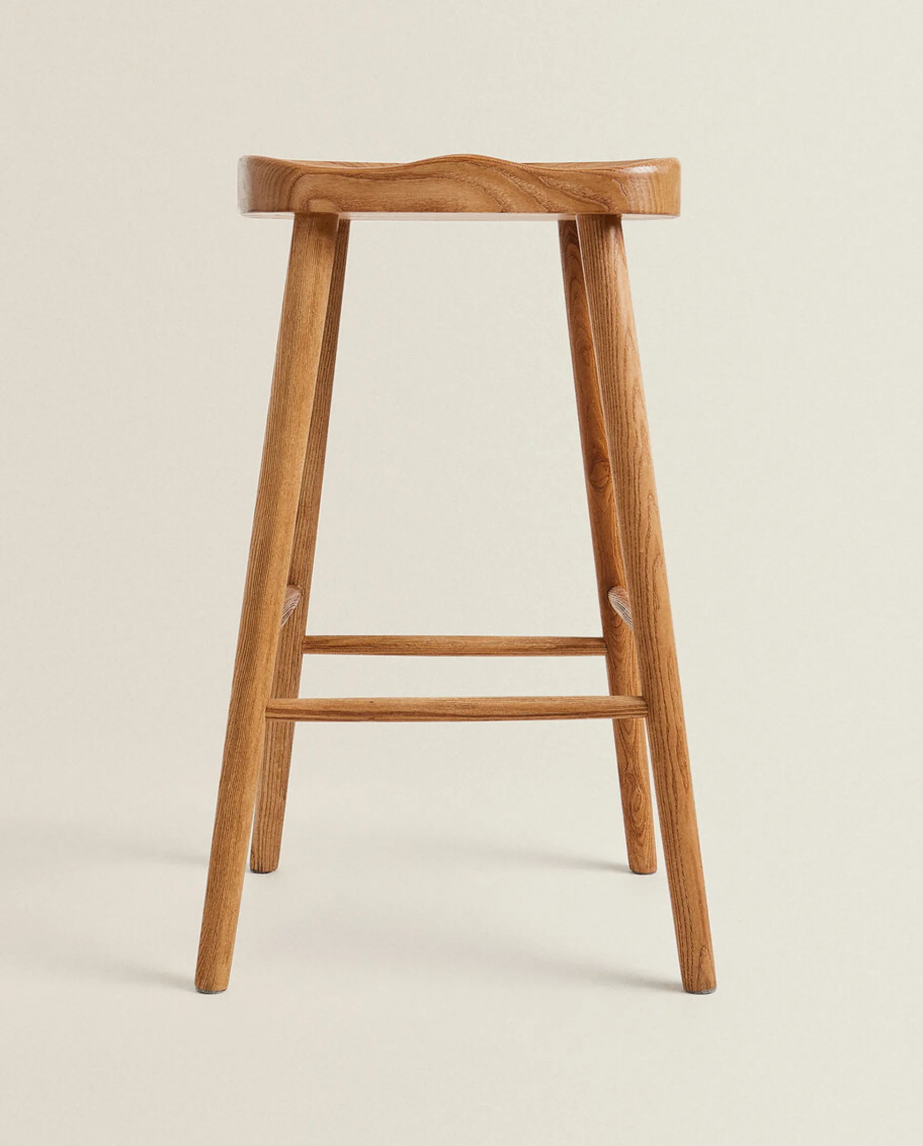 ZARA Home Ash Wood Stool
