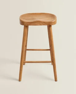 ZARA Home Ash Wood Stool
