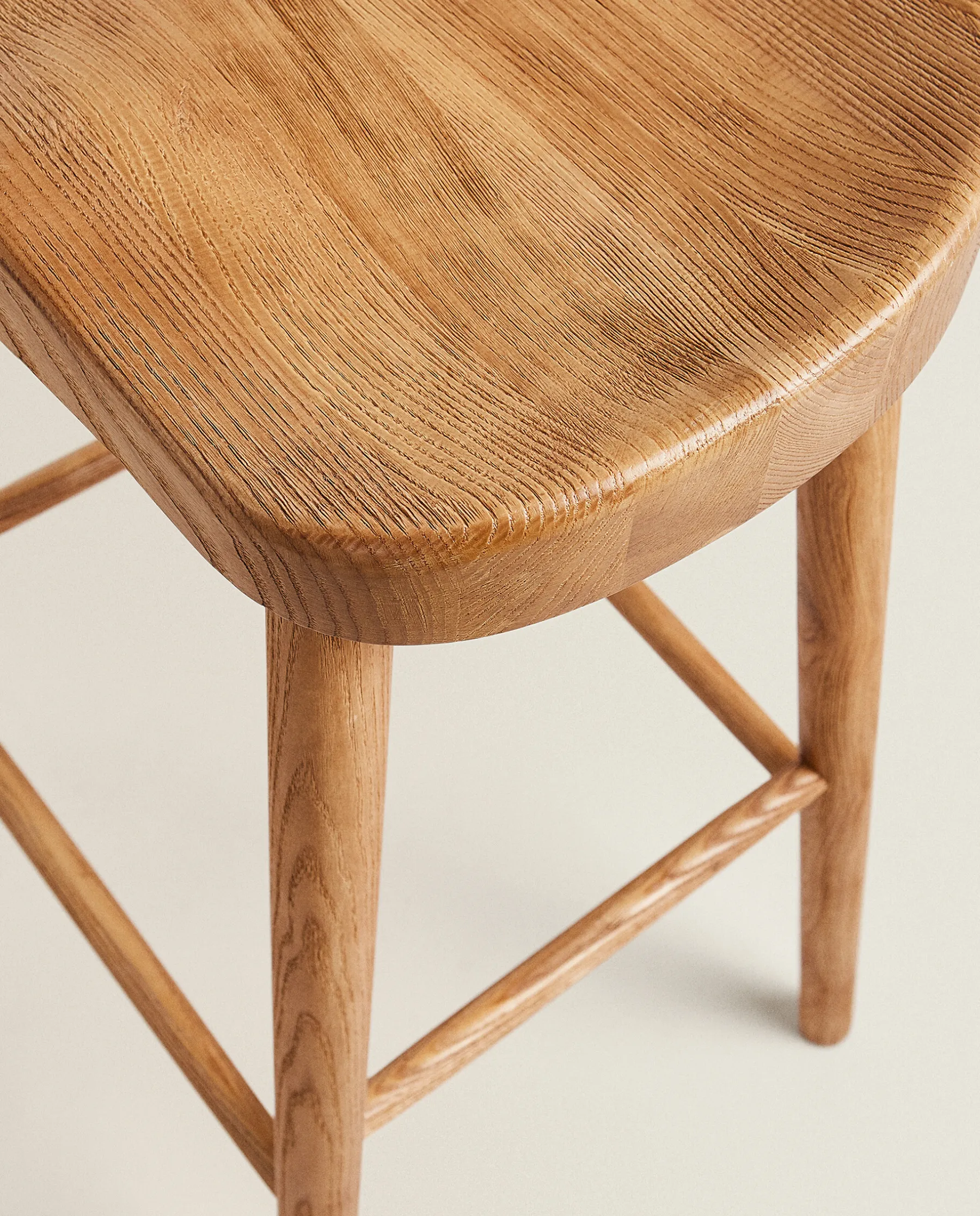ZARA Home Ash Wood Stool
