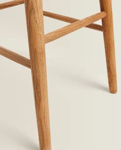 ZARA Home Ash Wood Stool