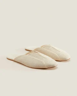 ZARA Home Babouche Slippers With Detailing