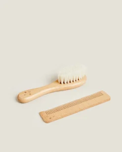 ZARA Home Baby Brush And Comb Set