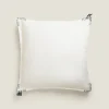 ZARA Home Backstitched Throw Pillow Cover