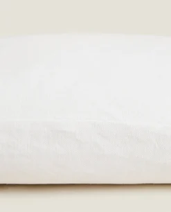 ZARA Home Backstitched Throw Pillow Cover