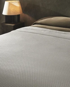 ZARA Home Bedspread With Polka Dot Design