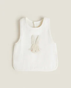 ZARA Home Bib With Bunny Applique