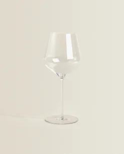 ZARA Home Blown Crystalline Wine Glass