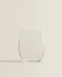 ZARA Home Bohemia Crystal Tumbler With Lines