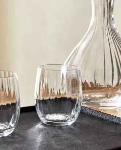 ZARA Home Bohemia Crystal Tumbler With Lines